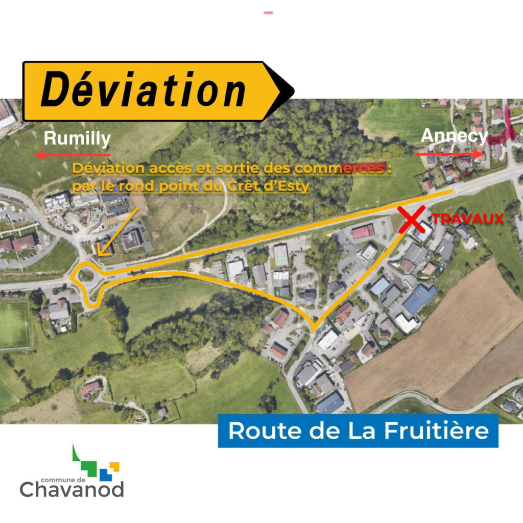 deviation travaux