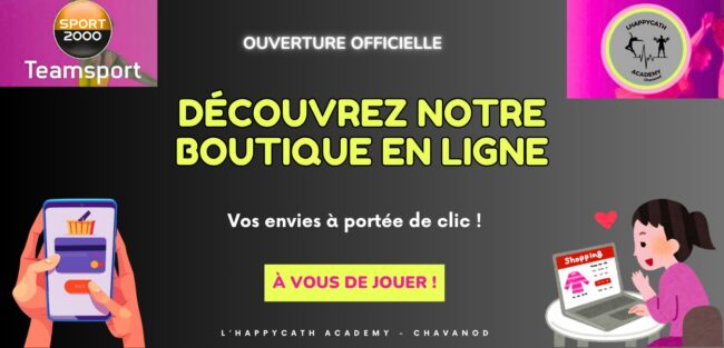 Boutique en ligne l’HappyCath boutique en ligne partenariat l'happycath et Sport2000