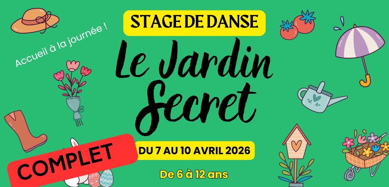 bannière stage de danse complet