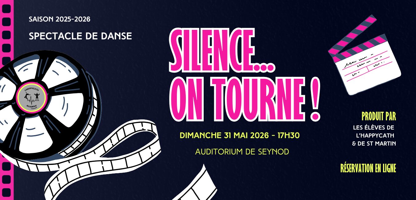 bannière inscription spectacle de danse 2026