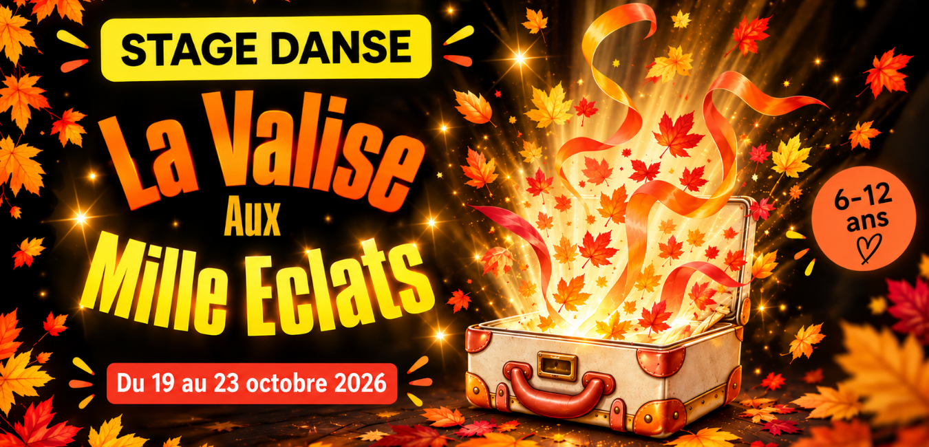 Slide inscriptions Stage de danse octobre 2026